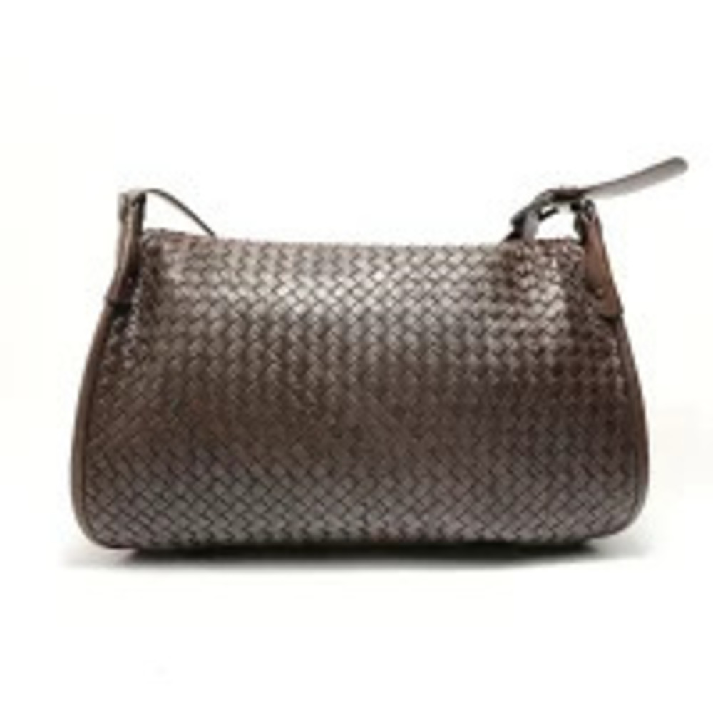 Bottega Veneta Messenger Intrecciato Tote Bag Brown
